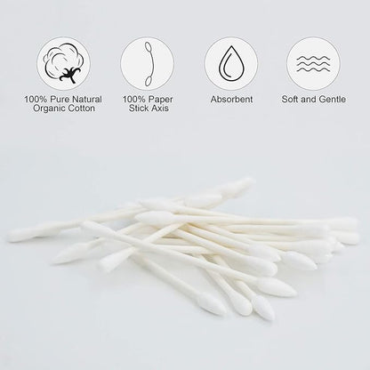 Cotton swabs precision pointed -