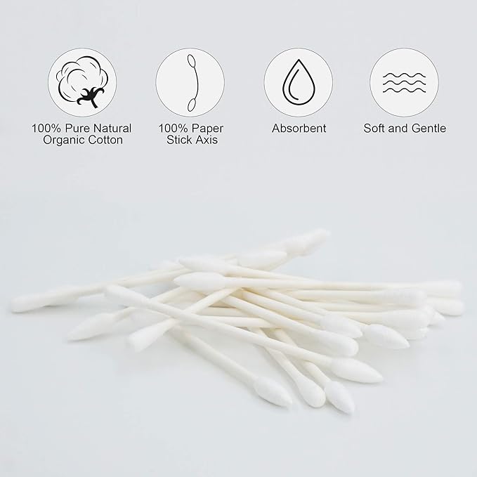 Cotton swabs precision pointed -