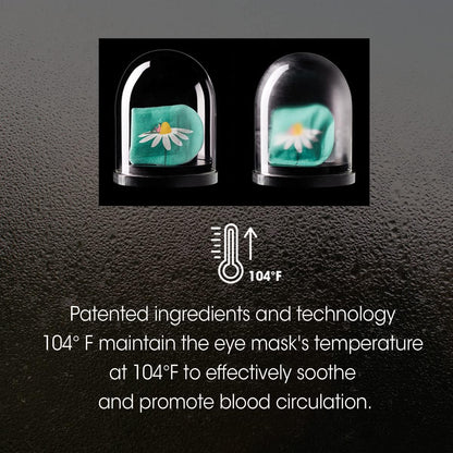 Steam Eye Mask 6 Packs for Dry Eyes and Puffiness Helping Sleep with Melatonin Steam Moisture Self Inflate Heated from Korea