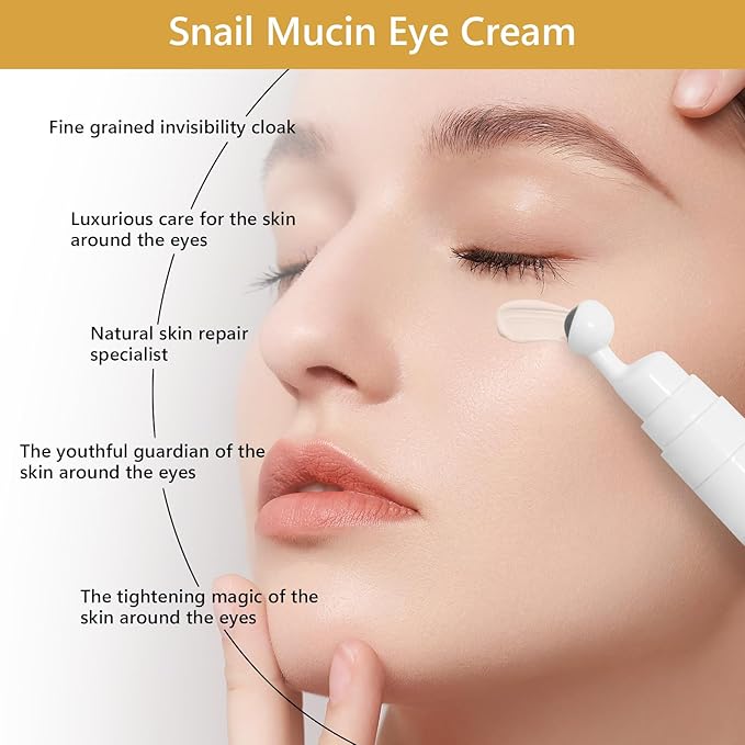Snail peptide eye cream for