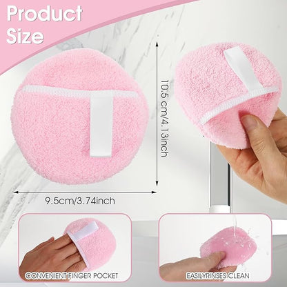 Ouligay 2pcs microfiber reusable makeup