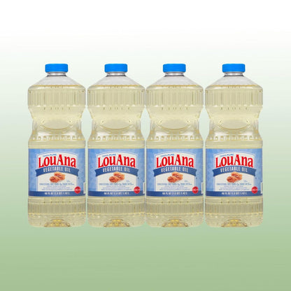 Vegetable Oil 48 fl oz Plastic Bottles 4 Pack