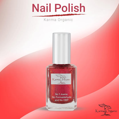 Karma Organic Natural Nail Polish-Non-Toxic Nail Art, Vegan and Cruelty-Free Nail Paint (West Palm)