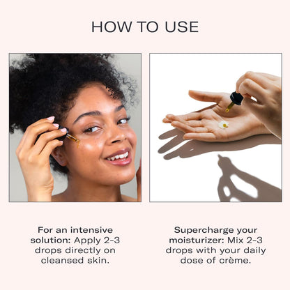 Odacité Hydrating Serum Concentrate with Moringa + Petitgrain - Serum for Very Dry Skin - Face Oil Concentrate for Moisturizing & Hydrating Dry Skin or Chapped & Cracked Skin - 0.17 fl. Oz