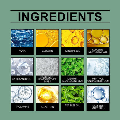 CHILLFLEX Menthol Soothing Cream, Joint Activities Throughout The Body，Instant Cooling Gel for Muscle & Joint, Back, Neck, Hands, Feet（1PCS）