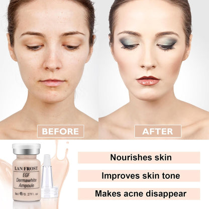 BB Pigment Serum Starter Kit Hyaluronic Acid Essence Foundation BB Facial Glow Skin Care Kit 0.27oz 12 Vials, Combined With Niacinamide and Peptides To Brighten Skin Tone Anti-Aging Foundation #1