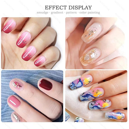 Auocattail 15 pcs nail brushes