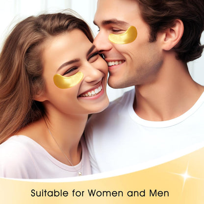 Adofect 30 Paris Under Eye Patches 24k Gold Under Eye Mask for Puffy Eyes and Dark Circles Treatments, Under Eye Bags Treatment Collagen Gel Pads for Beauty & Personal Care, Gold