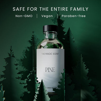 Pine Aroma Oil - Diffuser Scent - Cold-Air & Ultrasonic Diffuser Oil - Pine Essential Aromatherapy - 8.5 fl oz, 250 mL