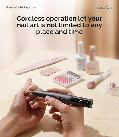 Melodysusie cordless electric nail drill