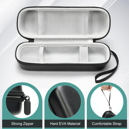 Toothbrush Travel Case Compatible with Oral-B Pro 1000 3000 5000 7000 7500 9600/ for Philips/for Sonicare/for ProtectiveClean 4100 5100 6500 7500 Electric Toothbrush (Only Case-Black/Gray)