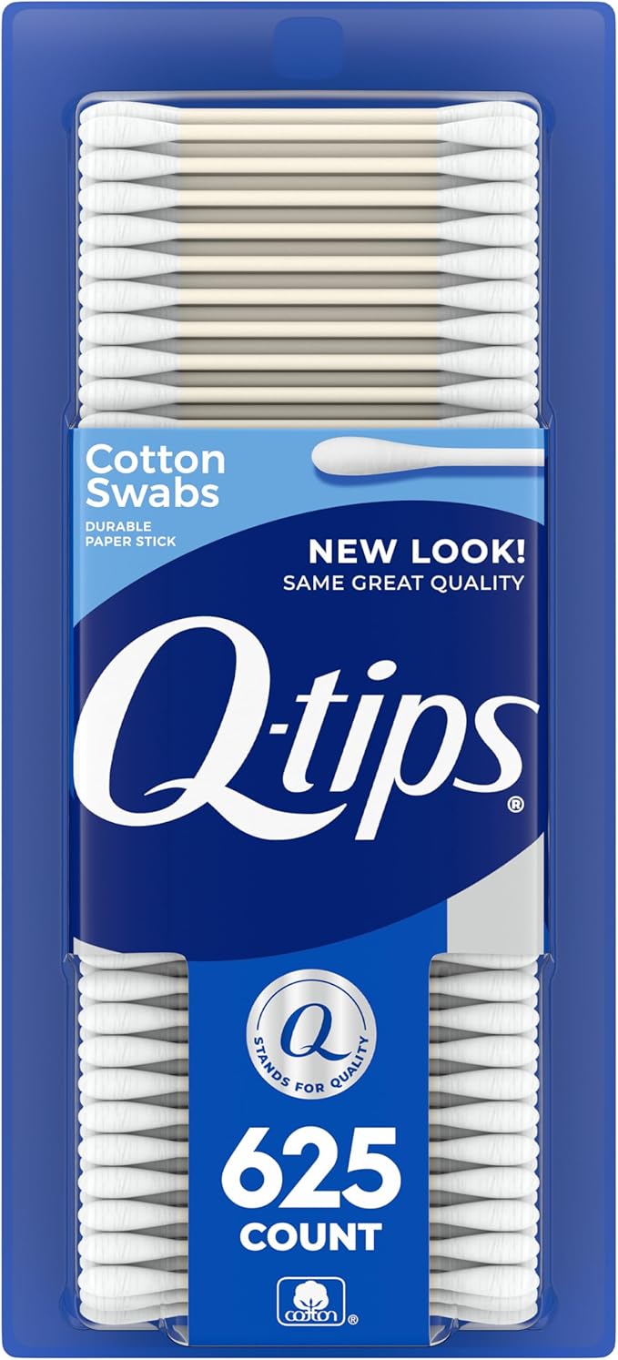 Q-tips cotton swabs for hygiene