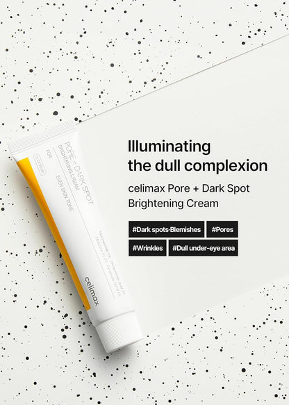celimax Pore+Dark Spot Brightening Cream | with Niacinamide, Tranexamic Acid, TXA Cream, Pore Minimizer, Non-Irritating, Hydrating, For Sensitive Skin, 35ml