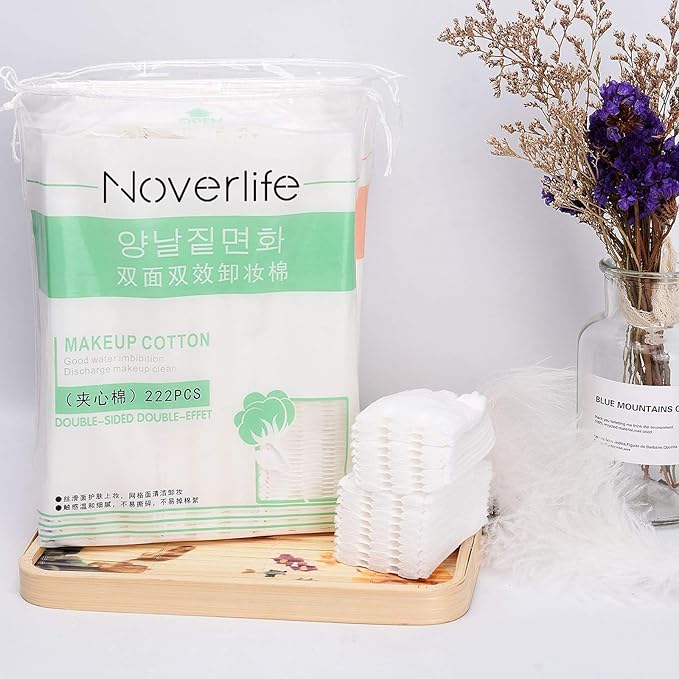 Noverlife 444pcs makeup cotton pads,