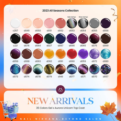 Beetles Cat Eye Gel Nail Polish 39 Pcs Jelly Nail Set Glitter Changing Nail Polish Kit Treasure Box Collection with 3Pcs Base Matte and Glossy Top Soak Off UV Halloween Nails