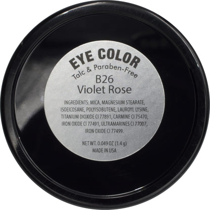 Violet Pink Rose Matte Pressed Powder Single Vegan Eyeshadow; Talc, Paraben & Cruelty Free