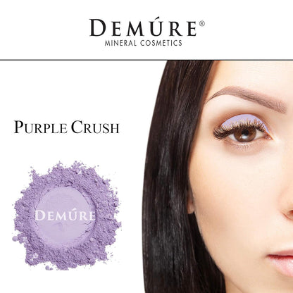Demure Mineral Make Up (Purple Crush) Eye Shadow, Matte Eyeshadow, Loose Powder, Eye Makeup, Professional Makeup By Demure