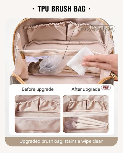 Eachy travel makeup bag,large capacity