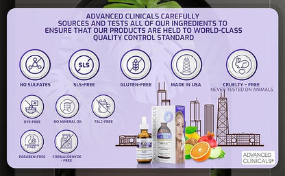 Advanced clinicals hyaluronic acid face