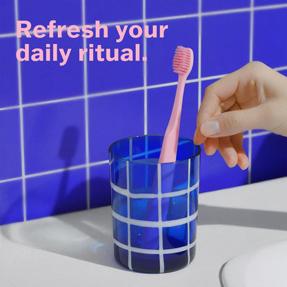 Max Extra-Soft Toothbrush for Adults Sensitive Gums – Gentle Bristles, Wide Angled Head for Back Teeth, Ergonomic Non-Slip Grip, BPA-Free Handle, Individually Wrapped, 4-Pack(Pink)