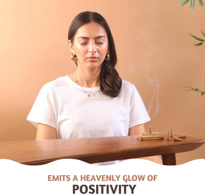 Folkulture Incense Cones Scented, Set of 2 Inscents-Cones (30 Cones), Natural Fragrances - White Sage Insence Cones for Relaxation, Aromatherapy, Palo Santo & White Sage