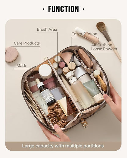 Eachy travel makeup bag,large capacity