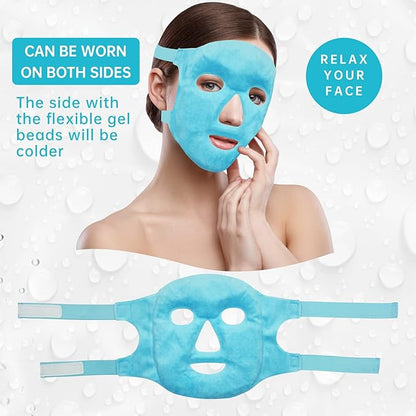 Cold face eye mask ice