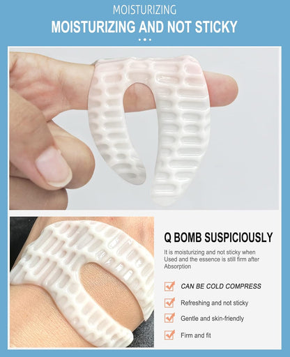 Under Eye Collagen Mask Patches White Color, Under Eye Mask Skincare for Dark Circles and Puffiness