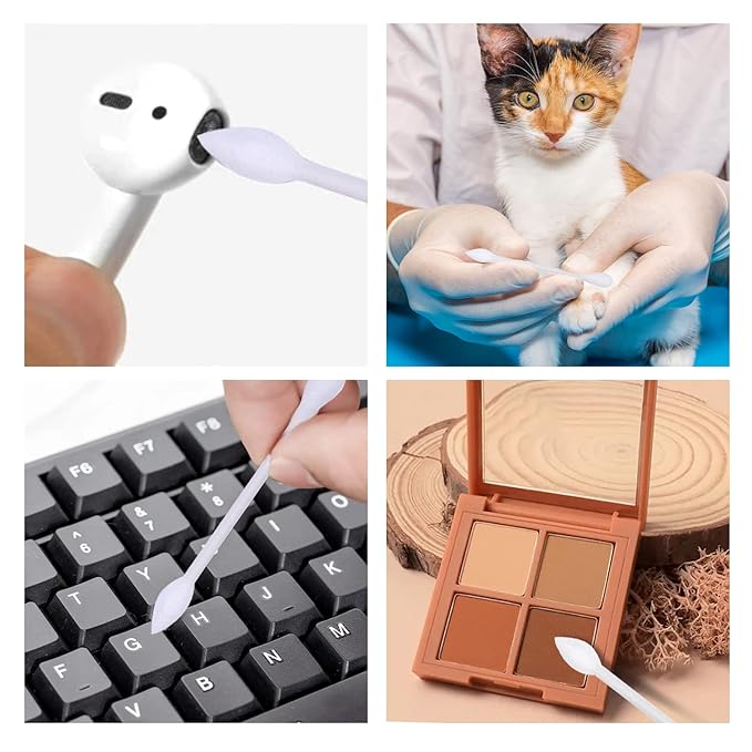 Xl thick cotton swabs pointed