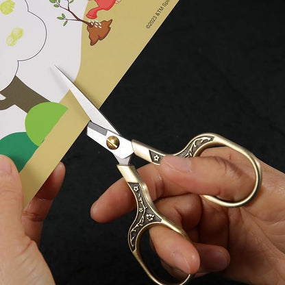 embroidery scissors-Glexal 5 Inch Vintage