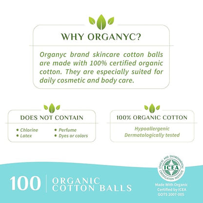Organyc 100% organic cotton balls