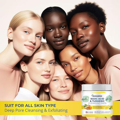 Kojic turmeric cleansing pads: turmeric