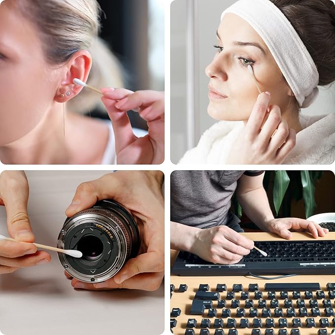 Eyxformula 1000 pcs bamboo cotton