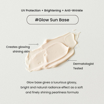 HEIMISH Artless Glow Base 1.35fl.oz/40ml, Multipurpose Makeup Base, Primer, Highlighter, Tone Up Sunscreen for face, Lightweight, Non-greasy, Hydrating, Natural Finish with SPF 50+ PA++++