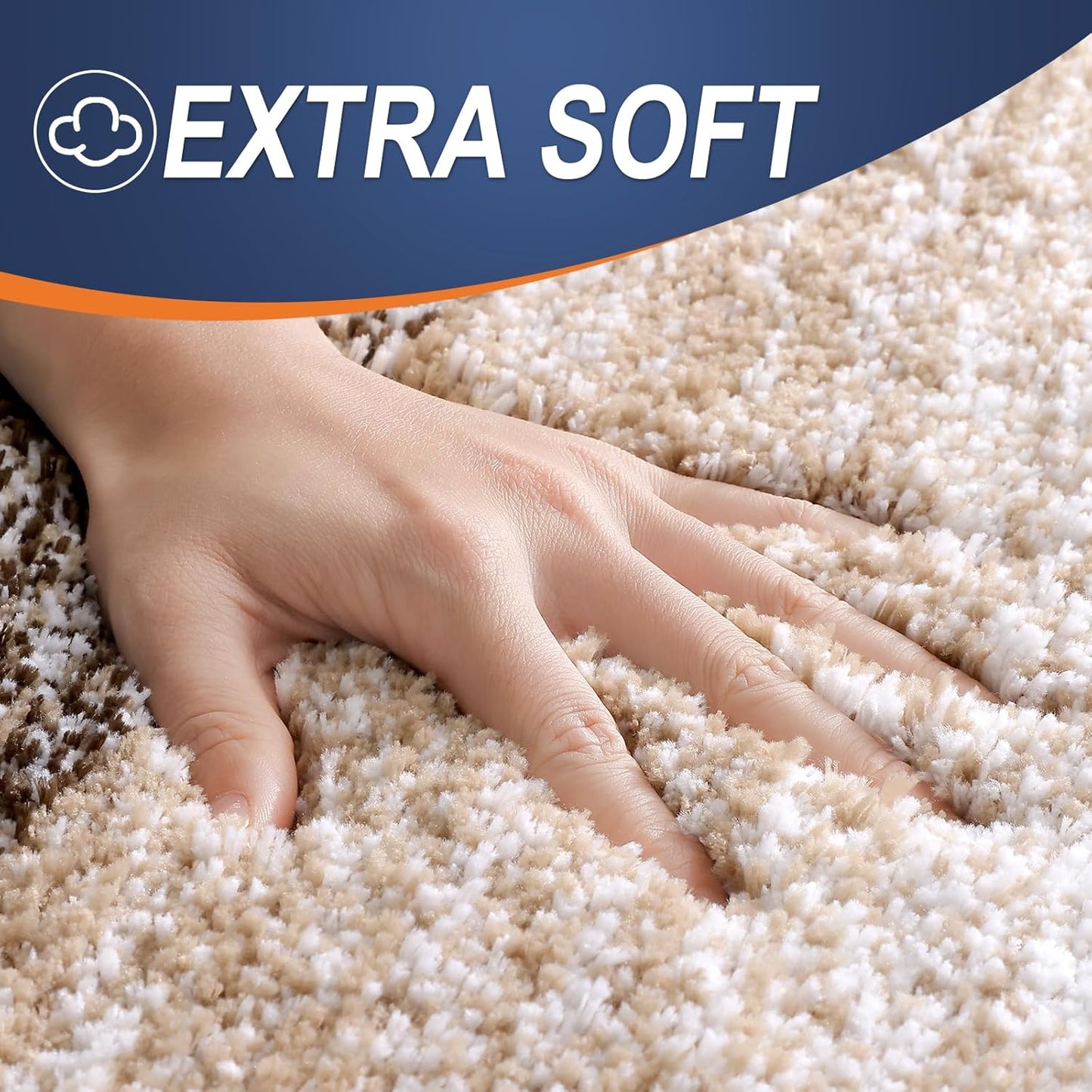 OLANLY Bathroom Rugs Mat 30x20, Extra Soft Absorbent Microfiber Bath Rugs, Rubber Backing, Quick Dry, Machine Washable Bath Mats for Bathroom Floor, Tub and Shower, Home Decor Accessories, Light Brown