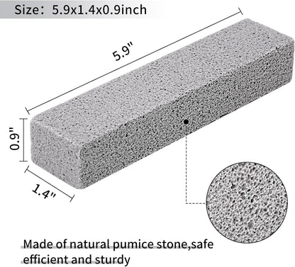 HongWay 36 Pack Pumice Stones for Toilet Cleaning Bowl Stick,Pumice Scouring Pad Pumice Stick Cleaner for Cleaning Toilet, Bathtubs, Kitchen Sink, Grill, Household (5.9 x 1.4 x 0.9 Inches)
