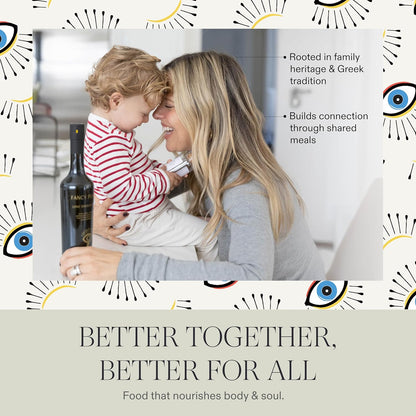 Fancy Peasant Everything Olive Oil, 500ML Bottle of Greek Extra Virgin Olive Oil, Polyphenol Rich EVOO with Olives from Greece