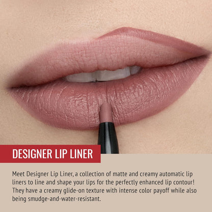 Runway Rogue LuxGloss Kit with 2 Moisturizing Shimmer Lip Gloss Tubes (‘Strike a Pose’ and ‘Fashion Week’) and 1 Matte Lip Liner Pencil (‘Work It Babe’)