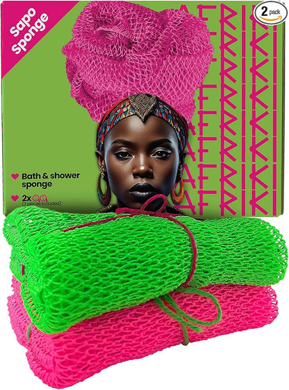 Afriki african net sponge exfoliating