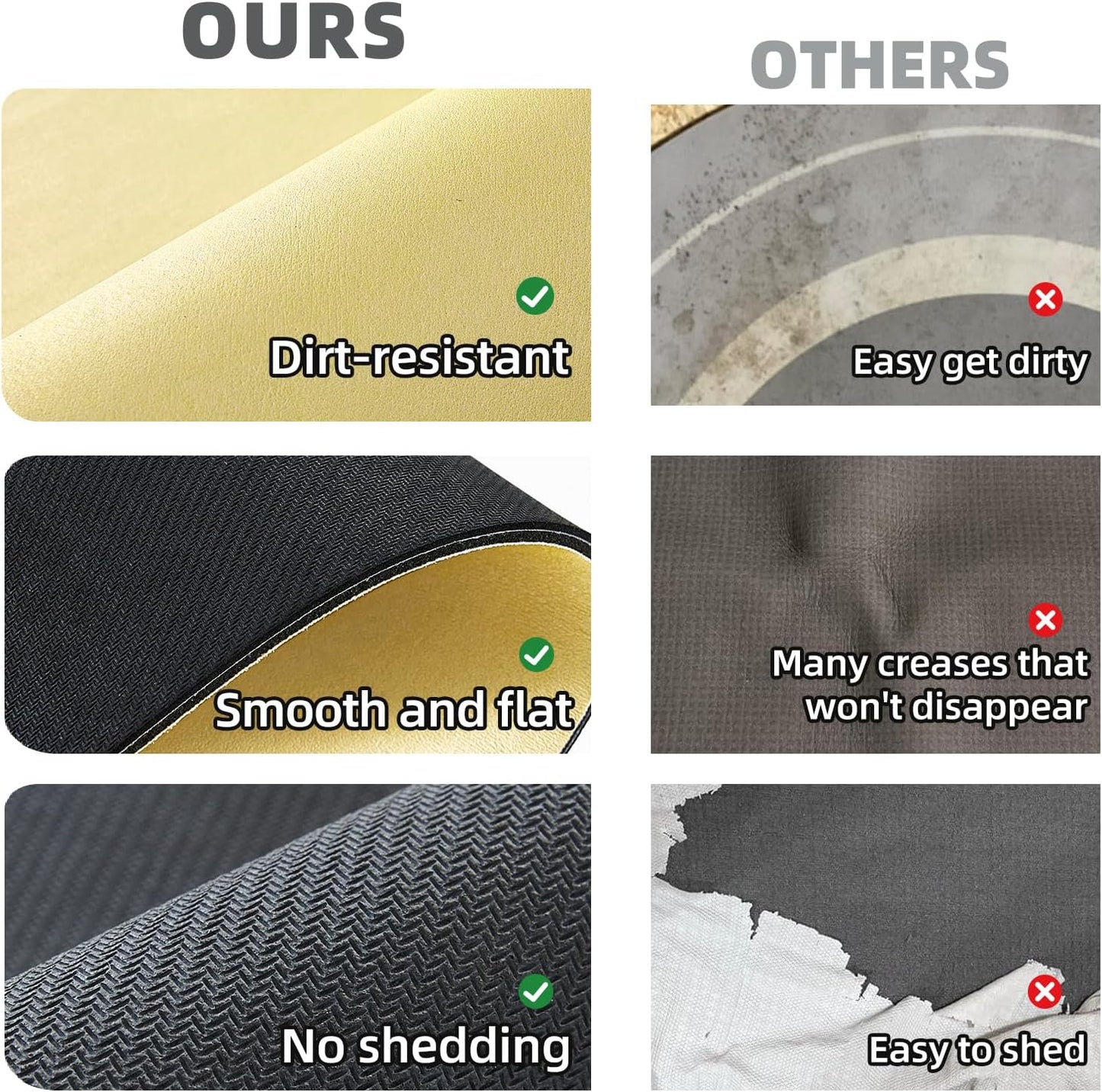 Bathroom Mat Quick Dry, Bathroom Rugs Non Slip Washable Thin Absorbent Bath Mat Fits Under Door Bathroom Floor Mat Perfect for Bath, Shower, or Sink 16"x24" Light Yellow