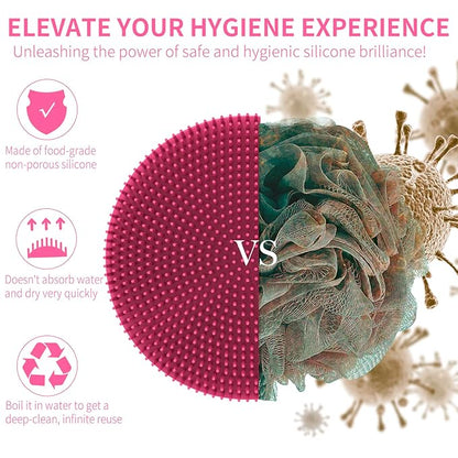 Silicone body scrubber 2 pack