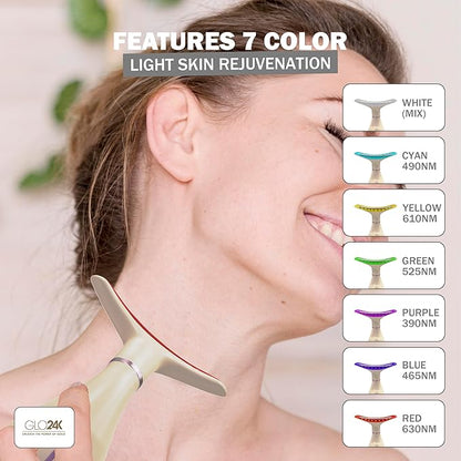 Glo24k 7 color light skin