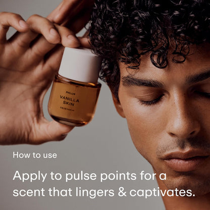 PHLUR Vanilla Skin Eau de Parfum - Full Size Perfume Spray Fragrance - Vanilla Perfume with Pink Pepper, Cashmere Wood & Sandalwood (50mL)