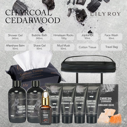 Fathers Day Bath Spa Gift Set Birthday Spa Gift Basket for Men Father's Day Luxury Bath and Body Gift Set for Men for Father 10 Pcs Spa Kit Gifts Set for Christmas Birthday Gift for men