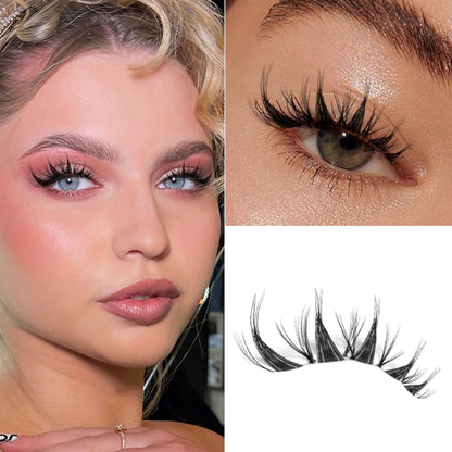 110Pcs Clear Band Lash Clusters 10-14mm Natural Look Cluster Eyelashes C Curl Resuable Invisible Band Individual Cluster Lashes(122)