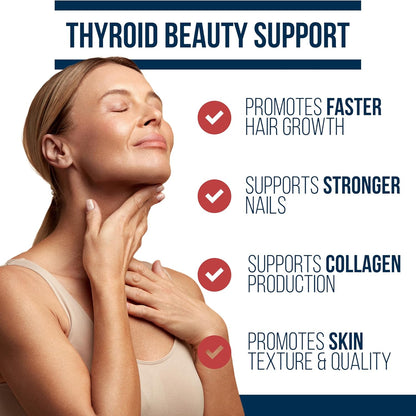 Dr. Westin Childs - Thyroid Hair Regrowth Complex - Skin & Nails Vitamins for Women, Silicon & Biotin for Hair Loss, Beauty & Collagen in Hypothyroidism, Hashimoto's & Hyperthyroidism - 60 Ct