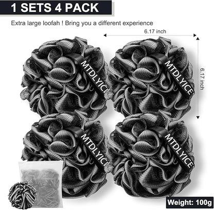 Loofah sponge xxl-100g 4 pack,