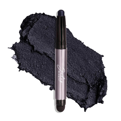 Julep Eyeshadow 101 Cream-to-Powder Waterproof Shadow Stick – Midnight Blue Shimmer – Long-Lasting, Crease-Proof, Dark Blue Shimmer Cream Eyeshadow with Built-in Smudger