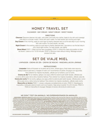 Earth To Skin Honey Travel Set