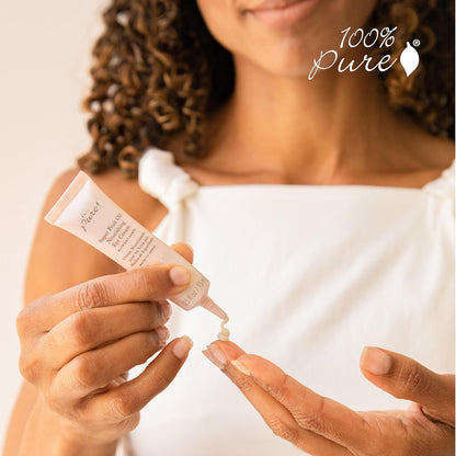 100% PURE Super Fruit Oil Nourishing Eye Cream, Anti-Aging Organic & Natural Hydration for Puffiness, Fine Lines, Under Eye Bags - 0.5 Fl Oz